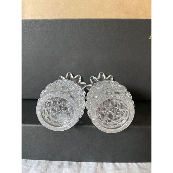 Godinger Shannon Crystal Pineapple Salt and Pepper Shaker Set - Picture 2 of 3
